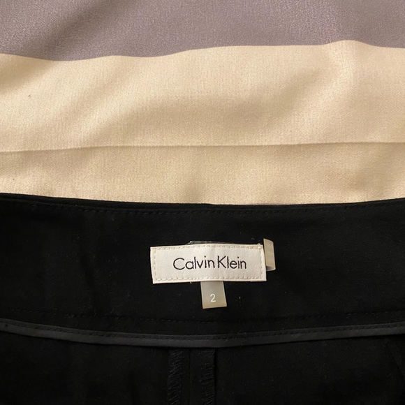 Almost New Calvin Klein Straight Slim Career Pants - Women's Size 2 - Picture 2 of 3